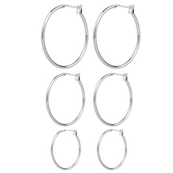 Boucles d'oreilles Leaver en alliage de base Alesha DE1034R