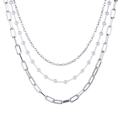 Alesha Faux Pearls Short Necklace DN2492R