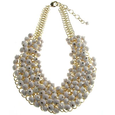 Ariana Base Alloy Resin Short Necklace DN0017D