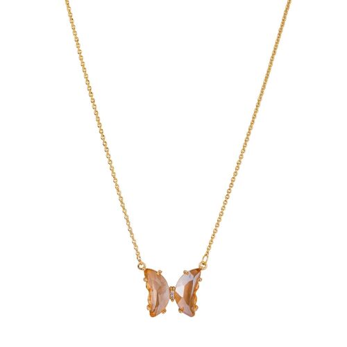 Ariana Base Alloy Crystal Short Necklace DN2501C