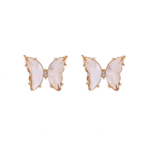 Ariana Base Alloy Crystal Stud Earrings DE1004B