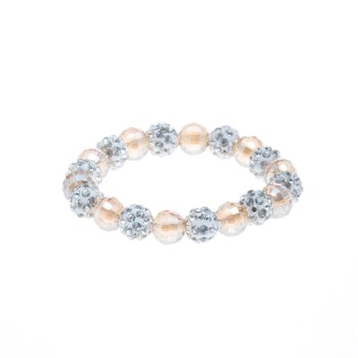 Ariana Cut Glass Crystal Elasticated Bracelet DB0600F