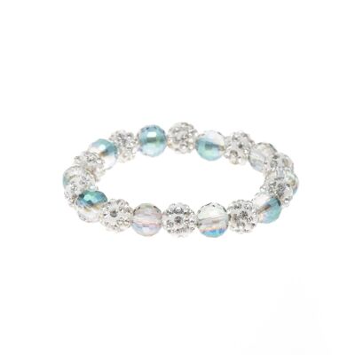 Ariana Cut Glass Crystal Elasticated Bracelet DB0600G