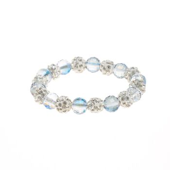 Bracelet Elastique Cristal de Verre Taillé Ariana DB0600H