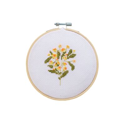 Moonlit Daisy Cross Stitch Kit