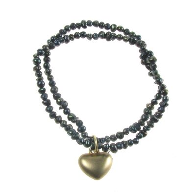 Bracelet élastique en alliage de base de perles d'eau douce Audrey DB0406C