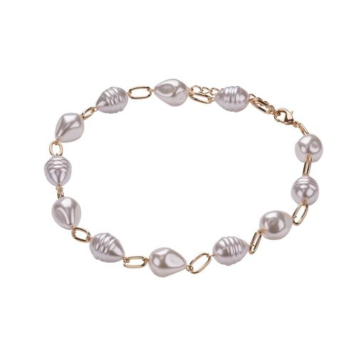 Audrey Faux Pearls Short Necklace DN2534K