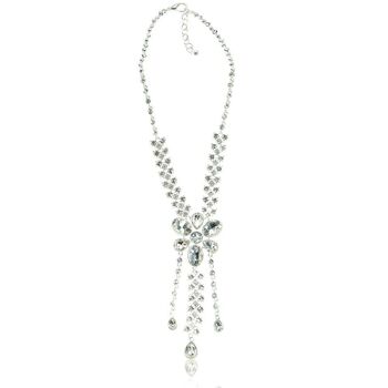 Collier court en alliage de cristal Edith Base DN1936S