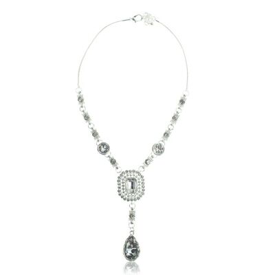 Edith Crystal Vintage Statement kurze Halskette DN1934S