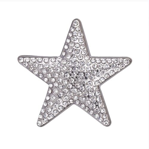 Elizabeth Base Alloy Crystal Magnetic Brooch DC0158R