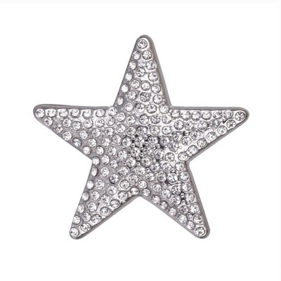Spilla magnetica con cristallo in lega di base Elizabeth DC0158R