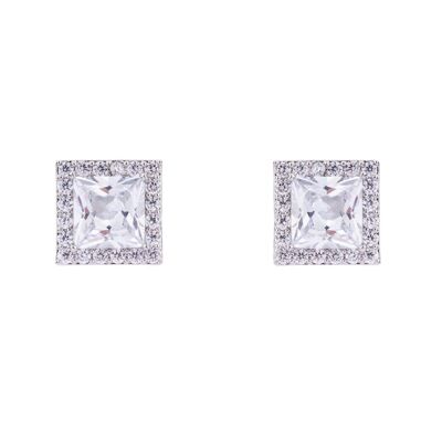 Boucles d'oreilles Elizabeth Base Alliage Crystal Post DE0223S