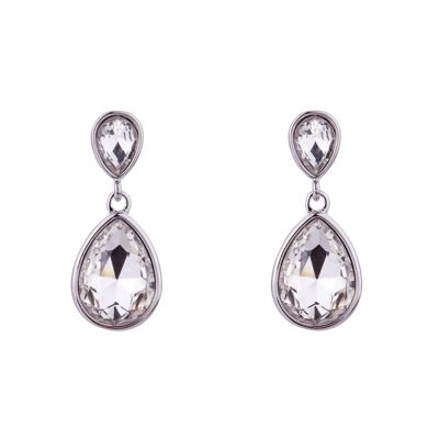 Boucles d'oreilles Elizabeth Base Alliage Crystal Post DE0620R