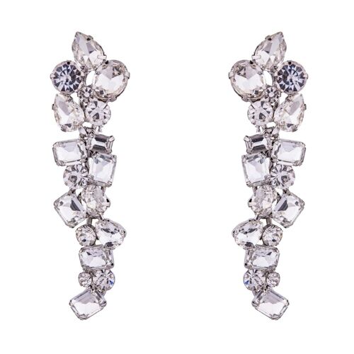 Elizabeth Base Alloy Crystal Post Earrings DE1048R