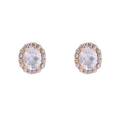 Elizabeth Crystal Stud Earrings