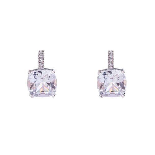 Elizabeth Base Alloy Cubic Zirconia crystal Stud Earrings DE0511R