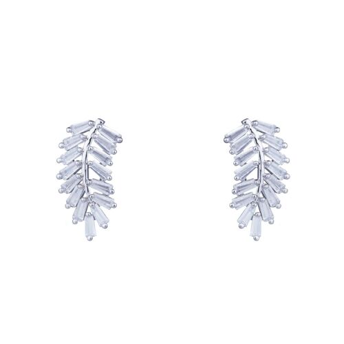 Elizabeth Base Alloy Cubic Zirconia Stud Earrings DE0327R