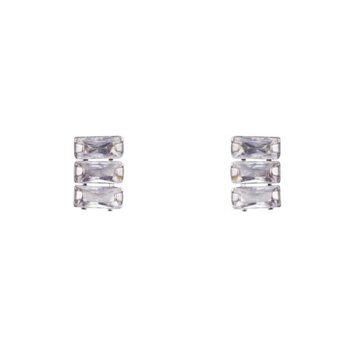 Elizabeth Base Alloy Cubic Zirconia Stud Earrings DE1010R