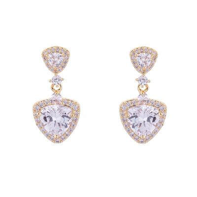 Boucles d'oreilles Elizabeth Crystal Post DE0222K