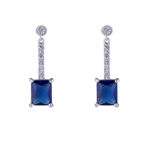 Elizabeth Crystal Post Earrings DE0293B