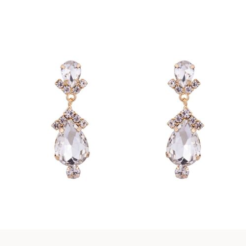 Elizabeth Crystal Post Earrings DE1006K