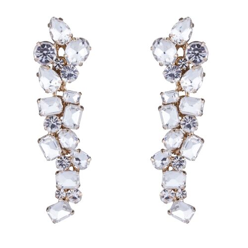 Elizabeth Crystal Post Earrings DE1048K