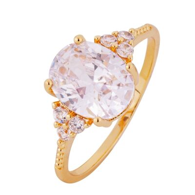 Bague de dimensionnement fixe Elizabeth Cubic Zirconia DR0445K