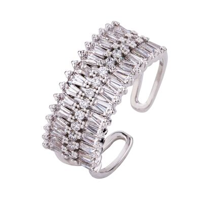 Elizabeth Cubic Zirconia Open Ring