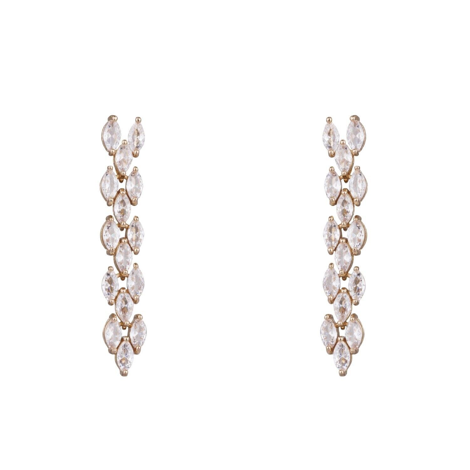 Elizabeth Cubic Zirconia Post Earrings DE0373K