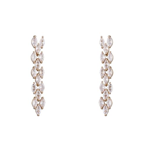 Elizabeth Cubic Zirconia Post Earrings DE0373K