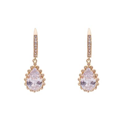 Boucles d'oreilles Elizabeth Cubic Zirconia Post DE0500K