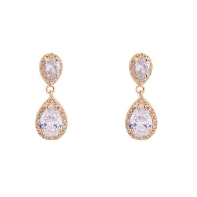 Elizabeth Cubic Zirconia Post Earrings DE0522K