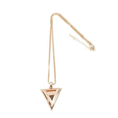 Geo Base Alloy Long Necklace DN0999G