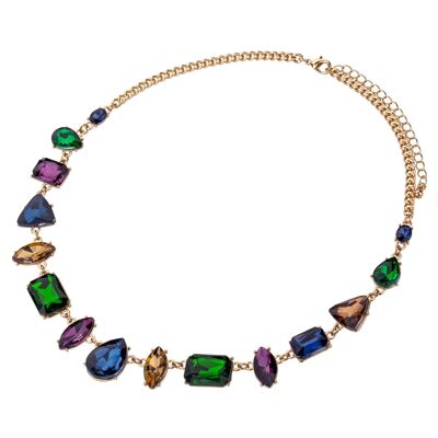 Iris Crystal Short Necklace DN2473A