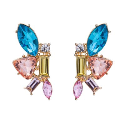 Iris Crystal Stud Earrings DE0970K