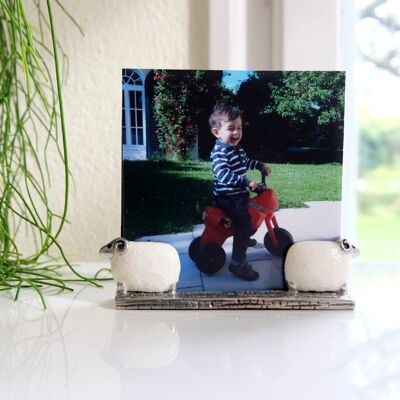 Photo frame "White Sheep" Photo frame - Photo frame - Pewter - Photo frame pewter