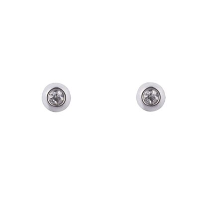 Boucles d'oreilles à tige en cristal en alliage de base Keira DE1011S
