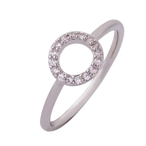 Keira Base Alloy Cubic Zirconia Fixed Sizing Ring DR0434R