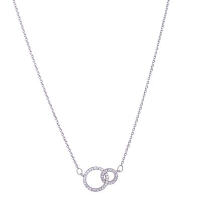 Keira Base Alloy Cubic Zirconia Short Necklace DN2087R