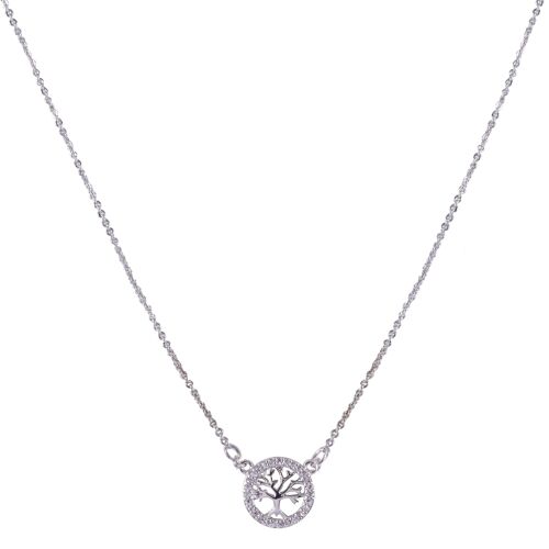 Keira Base Alloy Cubic Zirconia Short Necklace DN2092K