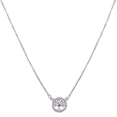 Keira Base Alloy Cubic Zirconia Short Necklace DN2092K