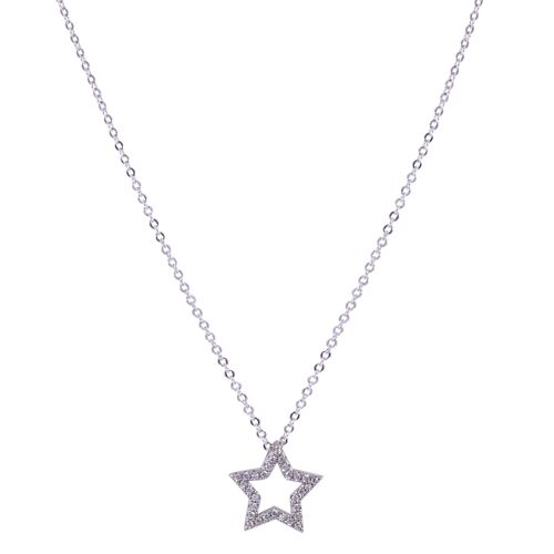 Keira Base Alloy Cubic Zirconia Short Necklace DN2095R