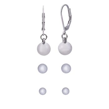 Boucles d'oreilles en alliage de base Keira DE1055R