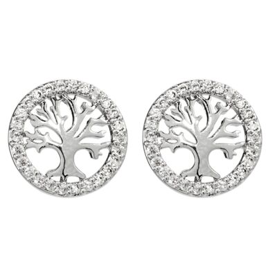 Keira Cubic Zirconia Stud Earrings DE0750R