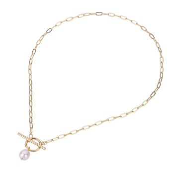 Collier court Keira fausses perles DN2518K