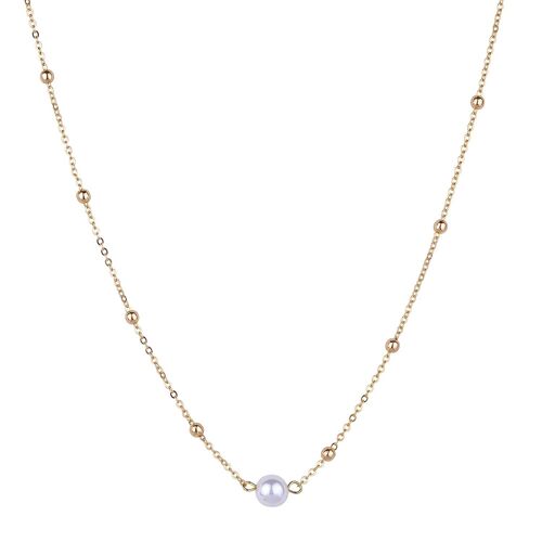 Keira Faux Pearls Short Necklace DN2514K