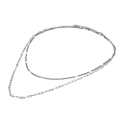 Keira Kurze Halskette aus Edelstahl DN2505S