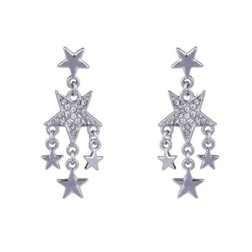 Kylie Base Alloy Crystal Post Earrings DE1009R