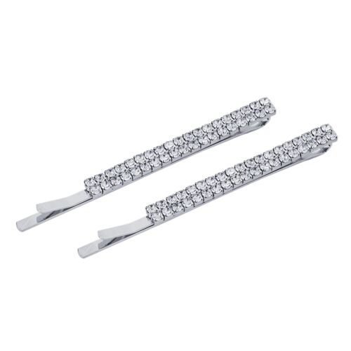 Kylie Base Alloy Crystal Slide Hair Accessories DH0034R