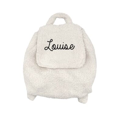 Sherpa backpack customizable with a name